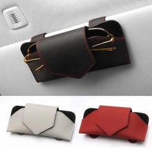 Load image into Gallery viewer, Card Ticket Holder Car Sunglasses Case Car Accessories Car Glasses Holder Universal Sunglasses Clip for Car Interior Dec