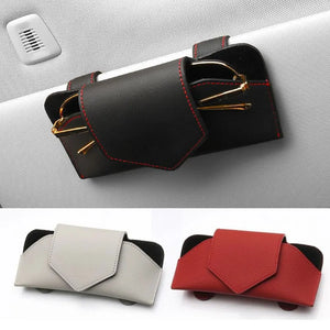 Card Ticket Holder Car Sunglasses Case Car Accessories Car Glasses Holder Universal Sunglasses Clip for Car Interior Dec
