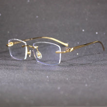 Load image into Gallery viewer, Cart Glasses Frame Titanium for Women and Men Eyewear on Reading Computer Prescription Eyeglasses Transparent Panther 5102336