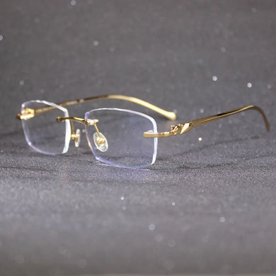 Cart Glasses Frame Titanium for Women and Men Eyewear on Reading Computer Prescription Eyeglasses Transparent Panther 5102336