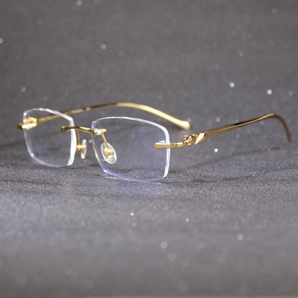 Cart Glasses Frame Titanium for Women and Men Eyewear on Reading Computer Prescription Eyeglasses Transparent Panther 5102336