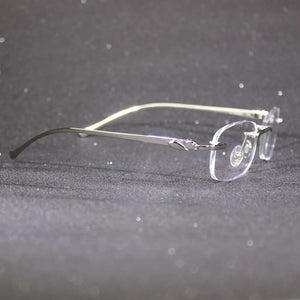Cart Glasses Frame Titanium for Women and Men Eyewear on Reading Computer Prescription Eyeglasses Transparent Panther 5102336