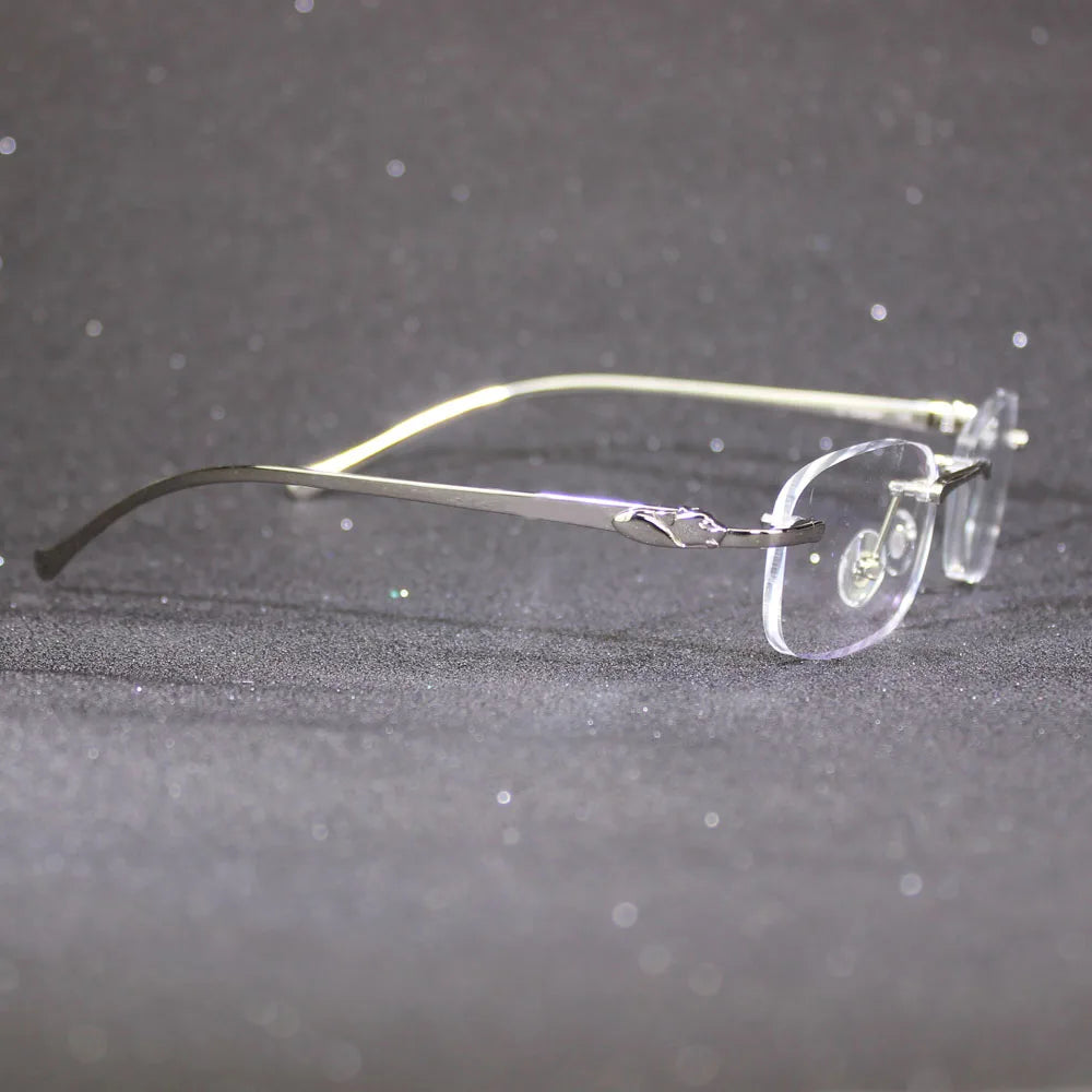 Cart Glasses Frame Titanium for Women and Men Eyewear on Reading Computer Prescription Eyeglasses Transparent Panther 5102336