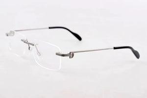 Carti Brand Designer Titanium Ultralight Glasses Frame Women Men Rimless Optical Eyewear Reading Prescription Eyeglasses CT0259