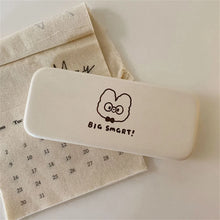 Load image into Gallery viewer, Cartoon PU Leather Portable Imitation Pressed Myopia Glasses Case Storage Box Women Men Eyewear Accessories 2022 New