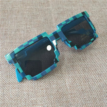 Load image into Gallery viewer, Cartoon Vintage Glasses 8 bit Pixel Novelty Mosaic Cospla Goggles My World Glasses  Children Sunglasses Baby Boys Gift