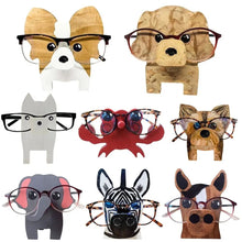 Load image into Gallery viewer, Carve Display Rack Animal Creative Sunglasses Wooden Stand Glasses Display Animal Glasses Rack Eyeglasses Show Stand