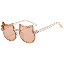 Load image into Gallery viewer, Cat Ears Sunglasses For Kids Girls Boy Outdoor Sun Protection Children Cute Animal Cartoon Sunglasses Protection Glasses