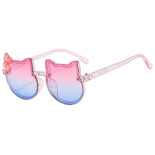 Load image into Gallery viewer, Cat Ears Sunglasses For Kids Girls Boy Outdoor Sun Protection Children Cute Animal Cartoon Sunglasses Protection Glasses