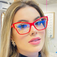 Load image into Gallery viewer, Cat Eye Anti Blue Light Glasses For Women New Retro Optical Computer Eyeglasses Oversized Ladies Eyewear New