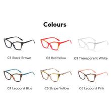 Load image into Gallery viewer, Cat Eye Anti Blue Light Glasses For Women New Retro Optical Computer Eyeglasses Oversized Ladies Eyewear New