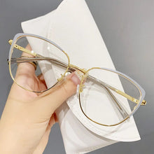 Load image into Gallery viewer, Cat Eye Anti-blue Light Glasses Men Women Metal Eyeglass Frame Optical Computer Glasses Anti Blu Ray TR90 Glasses