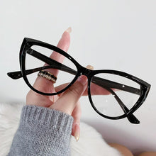 Load image into Gallery viewer, Cat Eye Sunglasses Large Frame Glasses Anti Blue Light Eyewear Reading Glasses Colorful Sunglasses