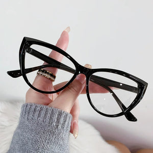 Cat Eye Sunglasses Large Frame Glasses Anti Blue Light Eyewear Reading Glasses Colorful Sunglasses