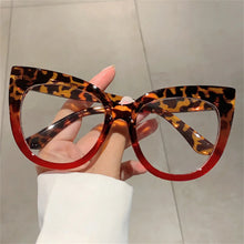 Load image into Gallery viewer, Cat Eye Sunglasses Large Frame Glasses Anti Blue Light Eyewear Reading Glasses Colorful Sunglasses