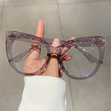 Load image into Gallery viewer, Cat Eye Sunglasses Large Frame Glasses Anti Blue Light Eyewear Reading Glasses Colorful Sunglasses