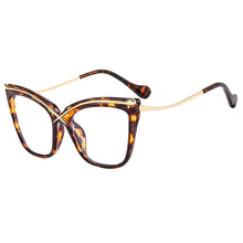 Load image into Gallery viewer, Cat Eye Sunglasses Personality Sun Glasses Man Full Rim For Women Rectangle Small Frame Metal Sunglass Female Trend Fashion