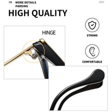 Load image into Gallery viewer, Cat Eye Sunglasses Personality Sun Glasses Man Full Rim For Women Rectangle Small Frame Metal Sunglass Female Trend Fashion