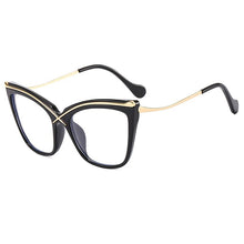 Load image into Gallery viewer, Cat Eye Sunglasses Personality Sun Glasses Man Full Rim For Women Rectangle Small Frame Metal Sunglass Female Trend Fashion