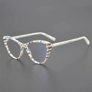Cat-eye glasses Top Designer Women's Eyeglasses frame  Color acetate optical eyeglasses frame prescription eyeglasses