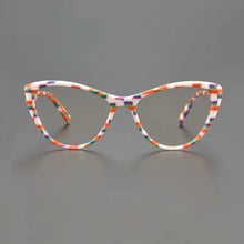 Load image into Gallery viewer, Cat-eye glasses Top Designer Women&#39;s Eyeglasses frame  Color acetate optical eyeglasses frame prescription eyeglasses