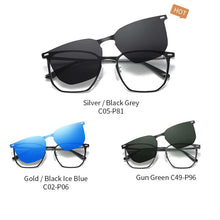 Load image into Gallery viewer, Ceofy Men Glasses Frame Magnetic Polarized Sunglasses Myopia Prescription Glasses Frame For Men Women