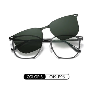 Ceofy Men Glasses Frame Magnetic Polarized Sunglasses Myopia Prescription Glasses Frame For Men Women