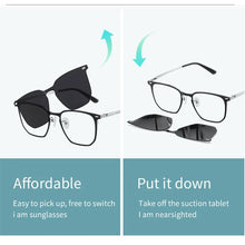 Load image into Gallery viewer, Ceofy Men Glasses Frame Magnetic Polarized Sunglasses Myopia Prescription Glasses Frame For Men Women