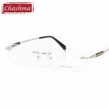 Load image into Gallery viewer, Chashma Brand Eyewear Quality Eyeglasses Male Pure Titanium Glasses Frames Light Rimless Optical Eyeglass Frames Men