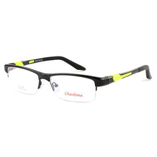 Load image into Gallery viewer, Chashma Brand TR90 Frame Aluminum Magnesium Temple Spring Hinge  Half Rim Eyeglasses Sport Style Glasses Frames for Men