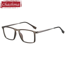 Load image into Gallery viewer, Chashma Eyeglasses Men Prescription Glasses TR 90 Spring Hinge Ultra Light Anti Blue Ray Glass for Progressive Lenses Gafas
