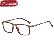 Load image into Gallery viewer, Chashma Eyeglasses Men Prescription Glasses TR 90 Spring Hinge Ultra Light Anti Blue Ray Glass for Progressive Lenses Gafas