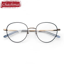 Load image into Gallery viewer, Chashma Frame Women Round Retro Prescription Glasses Oval Recipe Optical Eyewear Men Spectacles Light Weight Eyeglass RX Crystal