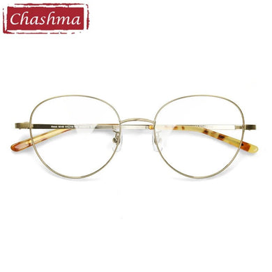 Chashma Frame Women Round Retro Prescription Glasses Oval Recipe Optical Eyewear Men Spectacles Light Weight Eyeglass RX Crystal