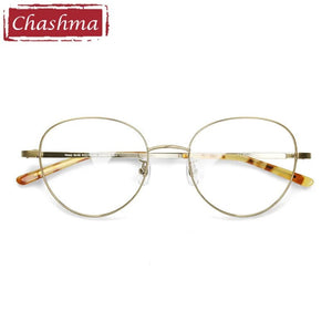 Chashma Frame Women Round Retro Prescription Glasses Oval Recipe Optical Eyewear Men Spectacles Light Weight Eyeglass RX Crystal
