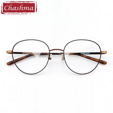 Load image into Gallery viewer, Chashma Frame Women Round Retro Prescription Glasses Oval Recipe Optical Eyewear Men Spectacles Light Weight Eyeglass RX Crystal