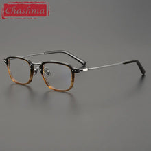 Carica l&#39;immagine nel visualizzatore di Gallery, Chashma Men Prescription Glasses Acetate Male Optical Eyewear  Spectacles Frames Top Quality  Eyeglass for Women