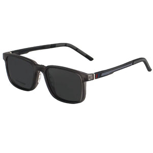 Chashma Men Sport Glasses Frame Polarized Lenses Clip Magnet Eyewear for RX Crystal Teens Sunglasses for Driving Male