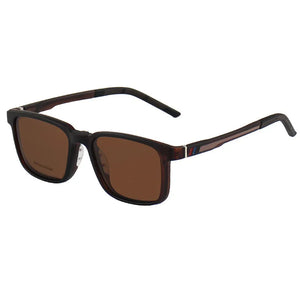 Chashma Men Sport Glasses Frame Polarized Lenses Clip Magnet Eyewear for RX Crystal Teens Sunglasses for Driving Male