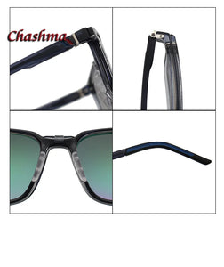 Chashma Men Sport Glasses Frame Polarized Lenses Clip Magnet Eyewear for RX Crystal Teens Sunglasses for Driving Male