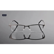 Load image into Gallery viewer, Chashma Titanium Ultra Light Weight Eyeglass Frames Optical Spectacle Glasses for Men Half Rim Eyeglasses