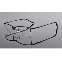 Load image into Gallery viewer, Chashma Titanium Ultra Light Weight Eyeglass Frames Optical Spectacle Glasses for Men Half Rim Eyeglasses