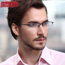 Load image into Gallery viewer, Chashma Titanium Ultra Light Weight Eyeglass Frames Optical Spectacle Glasses for Men Half Rim Eyeglasses