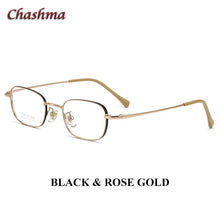 Load image into Gallery viewer, Chashma Ultra Light Titanium Retro Frame Women Prescription Glasses Men High Degree Optical Eyewear Spectacles Super Quality