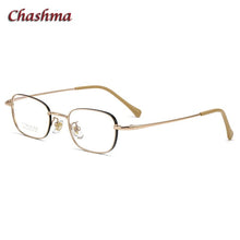 Load image into Gallery viewer, Chashma Ultra Light Titanium Retro Frame Women Prescription Glasses Men High Degree Optical Eyewear Spectacles Super Quality