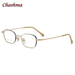Chashma Ultra Light Titanium Retro Frame Women Prescription Glasses Men High Degree Optical Eyewear Spectacles Super Quality
