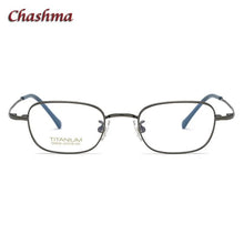 Load image into Gallery viewer, Chashma Ultra Light Titanium Retro Frame Women Prescription Glasses Men High Degree Optical Eyewear Spectacles Super Quality
