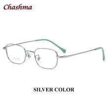 Load image into Gallery viewer, Chashma Ultra Light Titanium Retro Frame Women Prescription Glasses Men High Degree Optical Eyewear Spectacles Super Quality