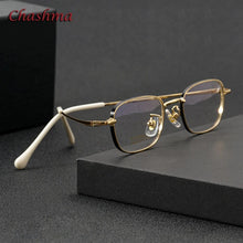 Load image into Gallery viewer, Chashma Ultra Light Titanium Retro Frame Women Prescription Glasses Men High Degree Optical Eyewear Spectacles Super Quality
