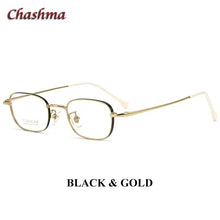 Load image into Gallery viewer, Chashma Ultra Light Titanium Retro Frame Women Prescription Glasses Men High Degree Optical Eyewear Spectacles Super Quality